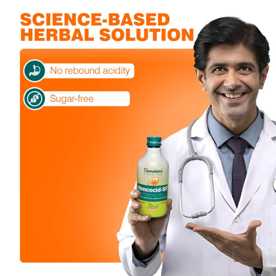 Himalaya Himcocid-SF 200 ml (Saunf) - Effective Hyperacidity Relief