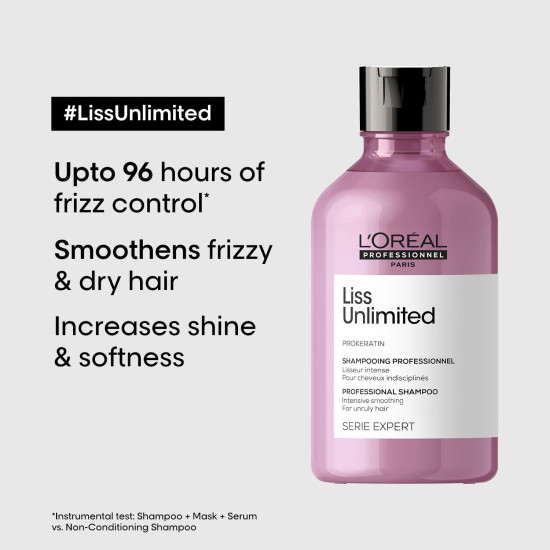L'OREAL PROFESSIONNEL PARIS Liss Unlimited Shampoo - Anti-Frizz & Smoothing