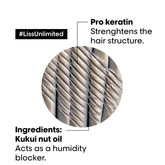 L'OREAL PROFESSIONNEL PARIS Liss Unlimited Shampoo - Anti-Frizz & Smoothing