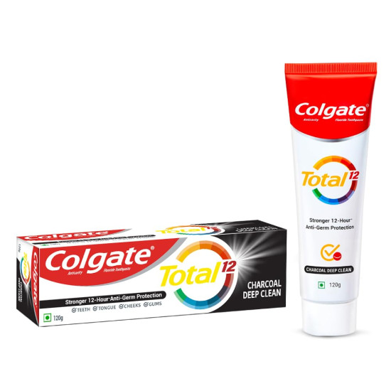 Colgate Total Whole Mouth Health Toothpaste - Charcoal Deep Clean Colgate Total Whole Mouth Health Toothpaste - Charcoal Deep Clean