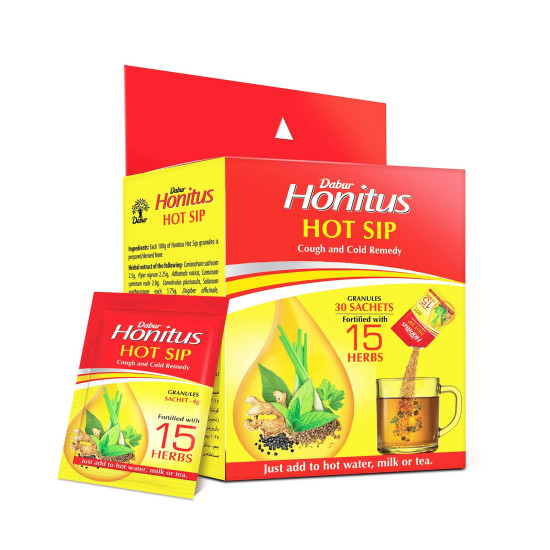 Dabur Honitus Hot Sip - Instant Relief from Cough & Cold