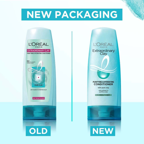 L'Oreal Paris Deep Conditioner - Rebalancing & Hydrating for Oily Roots & Dry Ends