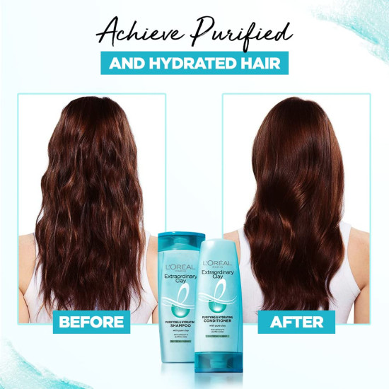 L'Oreal Paris Deep Conditioner - Rebalancing & Hydrating for Oily Roots & Dry Ends