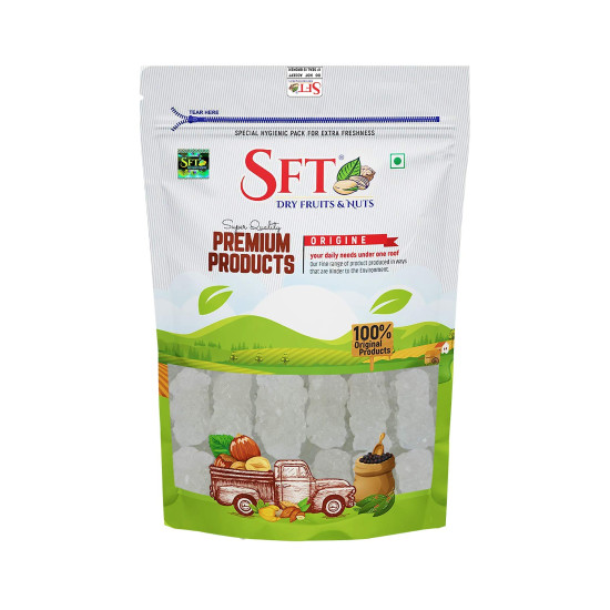 SFT Dhaga Mishri, 1Kg | Rock Sugar | Pure Thread Crystal | Thread Mishri | Mishri Crystal