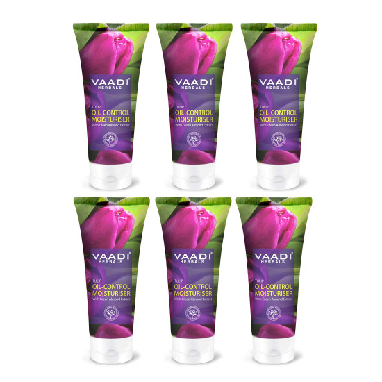 Vaadi Herbals Tulip Oil Control Moisturizer - 60g | For Oily Skin