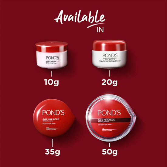 Pond's Age Miracle Wrinkle Corrector SPF 18 PA++ Day Cream - Advanced Anti-Aging