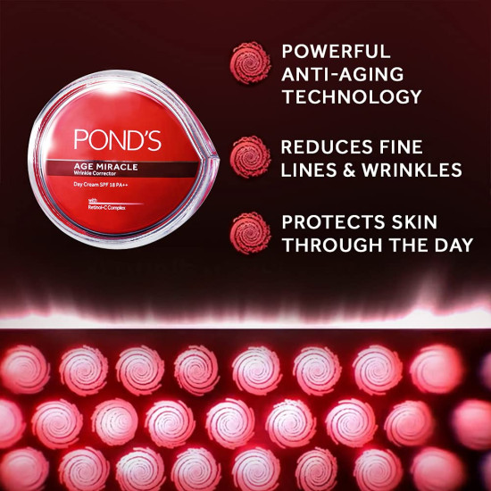 Pond's Age Miracle Wrinkle Corrector SPF 18 PA++ Day Cream - Advanced Anti-Aging
