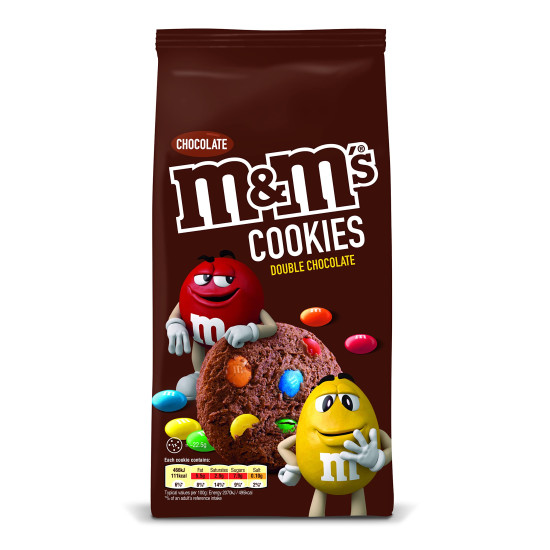 M and M MARS Double Chocolate Cookies - Rich Chocolate Delight