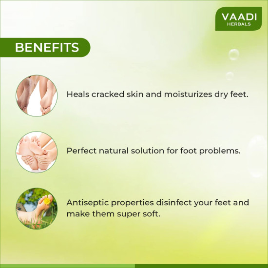 Vaadi Herbals Foot Cream - Clove and Sandal Oil 150G - Repair & Soften