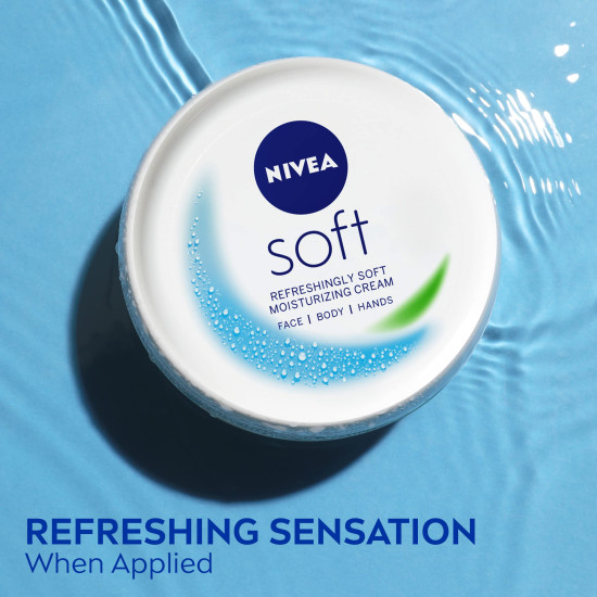 NIVEA Soft Moisturizing Creme - Refreshingly Light Formula