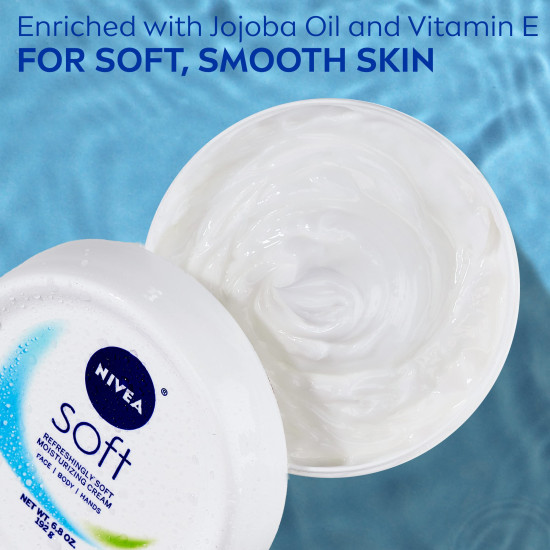 NIVEA Soft Moisturizing Creme - Refreshingly Light Formula