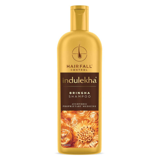 Indulekha Bringha Shampoo 200ml - Hair Fall Control with Bringharaj Extracts