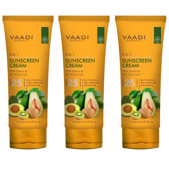 Vaadi Herbals Sunscreen Cream SPF-25 - All-Day Skin Protection