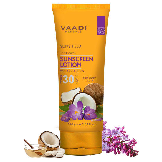 Vaadi Herbals Sunscreen Lotion SPF-30 - All-Season UV Protection