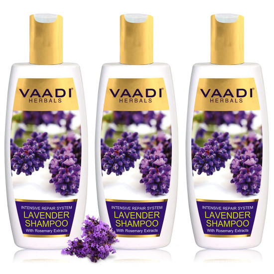 Vaadi Herbals Intensive Repair System Lavender Shampoo - Ultra Nourishing Care