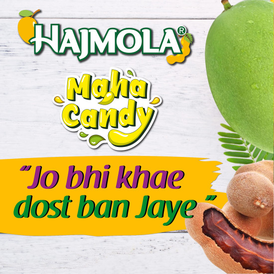 Dabur Hajmola Maha Candy Aam/Imli Jar - 500 Candies for Improved Digestion