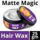 Set Wet Styling Matte Hair Wax 25g - Matte Look & Strong Hold