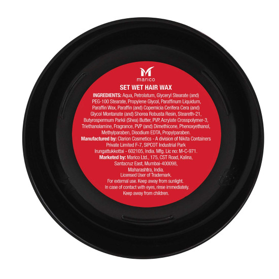Set Wet Hair Wax For Men - Glaze Wax, Strong Hold & Healthy Shine
