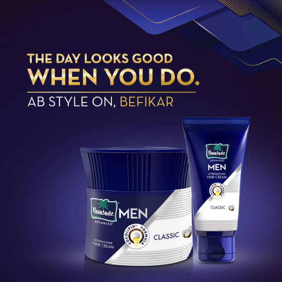 Parachute Hair Cream for Men - Non Sticky Oil Replacement with Coconut