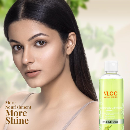 VLCC Nourishing & Silky Shine Shampoo - Stronger, Silkier Hair