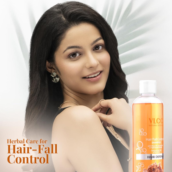 VLCC Hair Fall Control Shampoo - Stronger, Thicker Hair with Khus & Coconut Oil