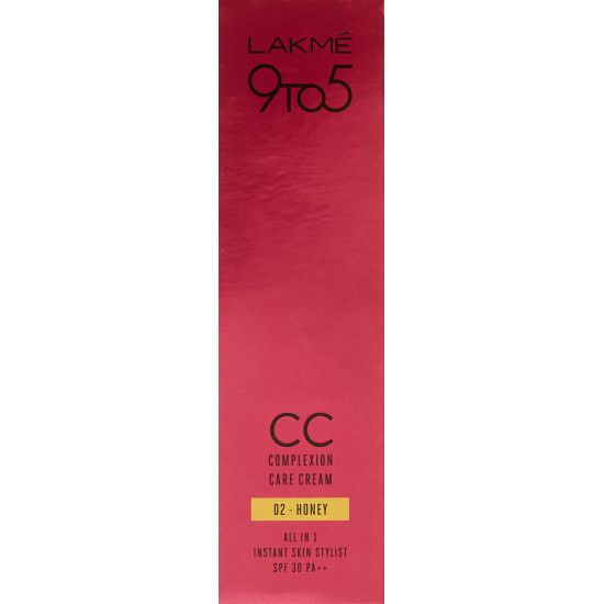 Lakmé 9 to 5 CC Complexion Care Cream - Honey, SPF 30 Protection