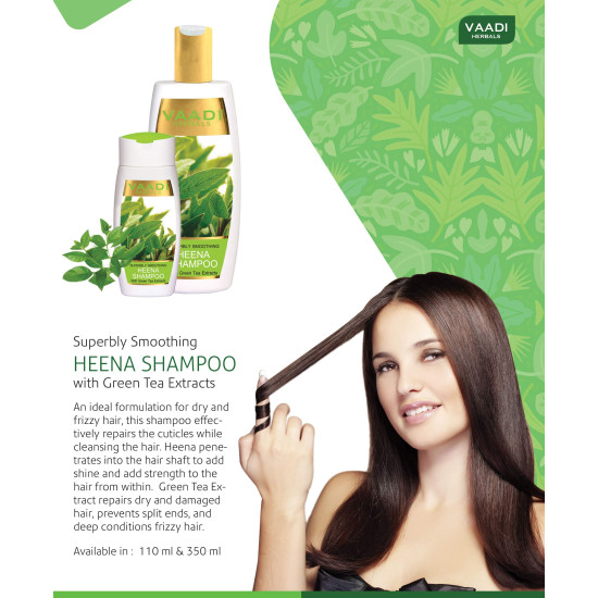Vaadi Herbals Superbly Smoothing Heena Shampoo - Repair & Nourish