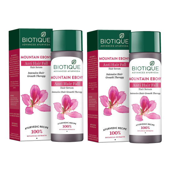 Biotique Mountain Ebony Vitalizing Serum - Prevents Hair Fall & Promotes Growth