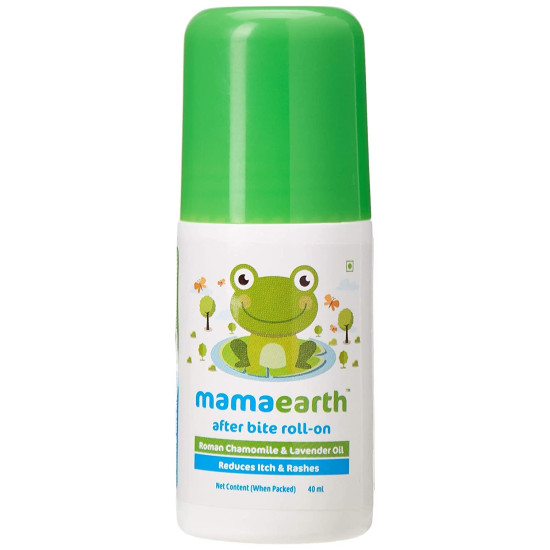 Mamaearth After Bite Roll On for Rashes & Mosquito Bites - Quick Relief & Safe for Babies