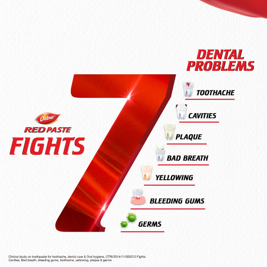 Dabur Red Toothpaste 500g - Ayurvedic Care for Oral Health