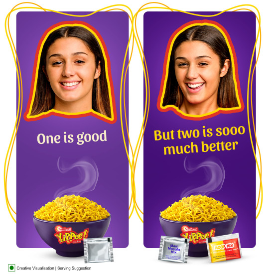 Sunfeast YiPPee! Mood Masala Instant Noodles - Customizable Taste Experience