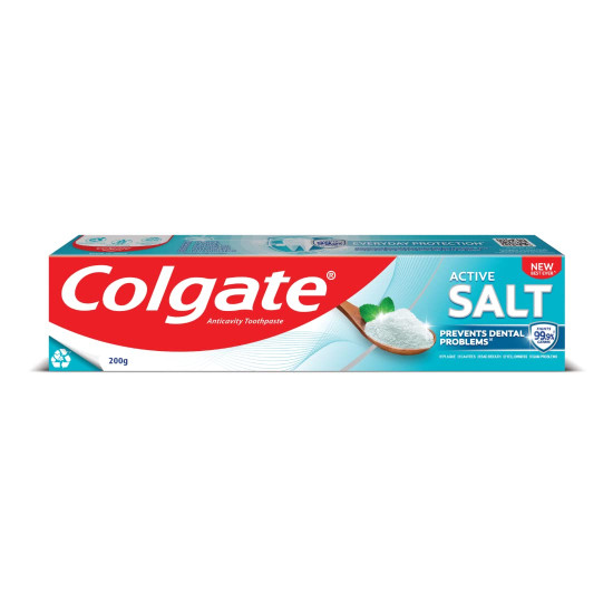 Colgate Active Salt Toothpaste - Daily Germ Protection Colgate Active Salt Toothpaste - Daily Germ Protection