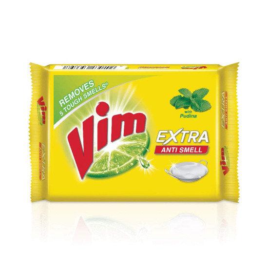 Vim Dishwash Anti Smell Bar, Pudina - Removes Tough Food Smells