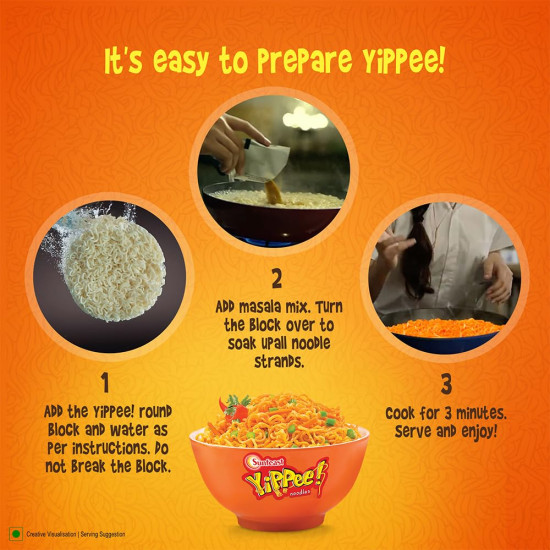 Sunfeast YiPPee! Magic Masala Noodles - Delicious Instant Snack Sunfeast YiPPee! Magic Masala Noodles - Delicious Instant Snack