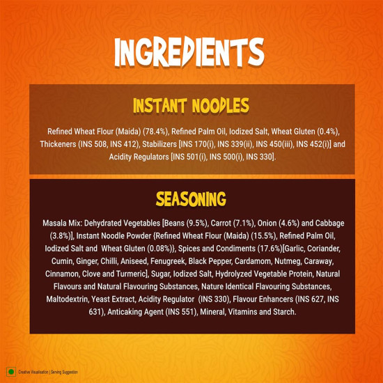 Sunfeast YiPPee! Magic Masala Noodles - Delicious Instant Snack Sunfeast YiPPee! Magic Masala Noodles - Delicious Instant Snack