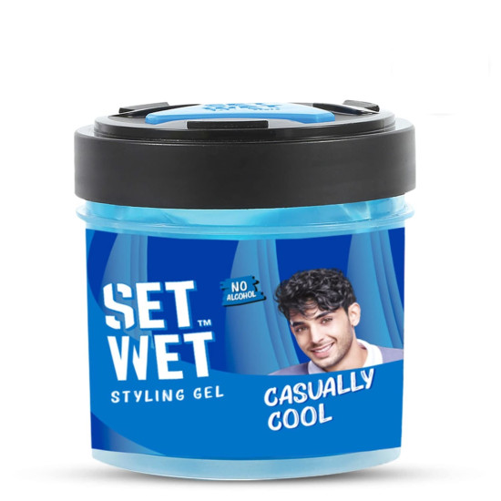 Set Wet Styling Hair Gel for Men - Medium Hold, High Shine