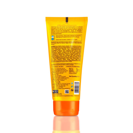 VLCC Fair + Glow Sun Screen Lotion SPF 20 PA++ - Brightening Formula