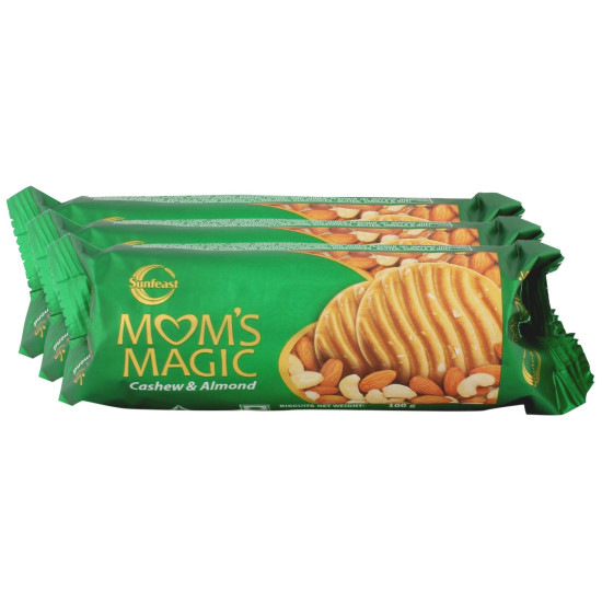 Sunfeast Mom's Magic Cashew and Almonds - More Combo Pack of 3