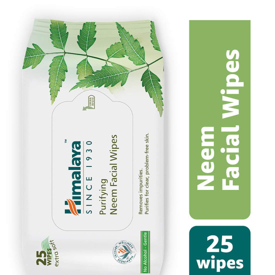 Himalaya Purifying Neem Facial Wipes - Gentle Cleansing Solution