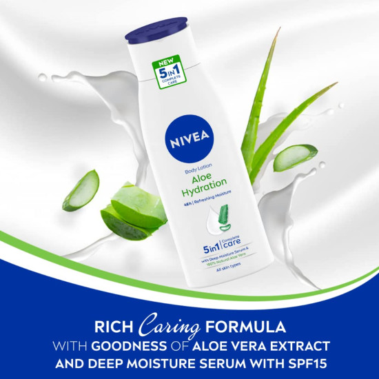 NIVEA Aloe Hydration Body Lotion 200 ml - 48 H Moisturization