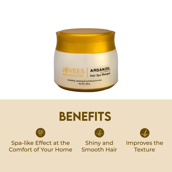 Jovees Herbal Argan Oil Hair Spa Mask - Nourishing Hair Repair