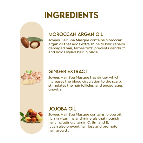 Jovees Herbal Argan Oil Hair Spa Mask - Nourishing Hair Repair
