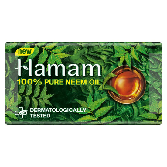 Hamam Neem Tulsi and Aloe Vera Soap Bar - Natural Skin Protection