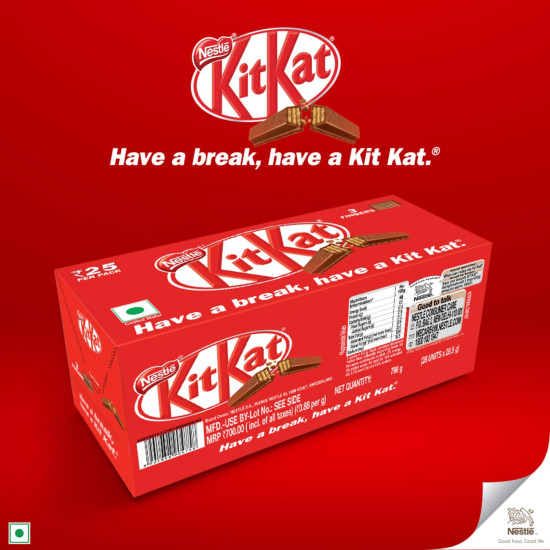 NESTLE KITKAT 3 Finger Wafer Bar - Delicious Crispy Snack