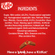 Nestle Kitkat 2 Finger Wafer Bar Sharebag - Perfect Snack for Sharing