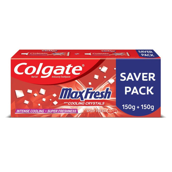Colgate Maxfresh Red Gel Toothpaste - Spicy Fresh Combo Pack