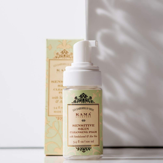 Kama Ayurveda Sensitive Skin Cleansing Foam - Gentle Care for Delicate Skin