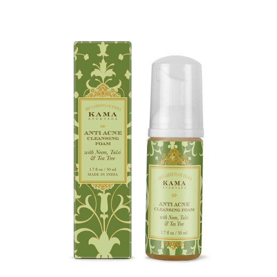Kama Ayurveda Anti Acne Cleansing Foam - Natural Acne Solution