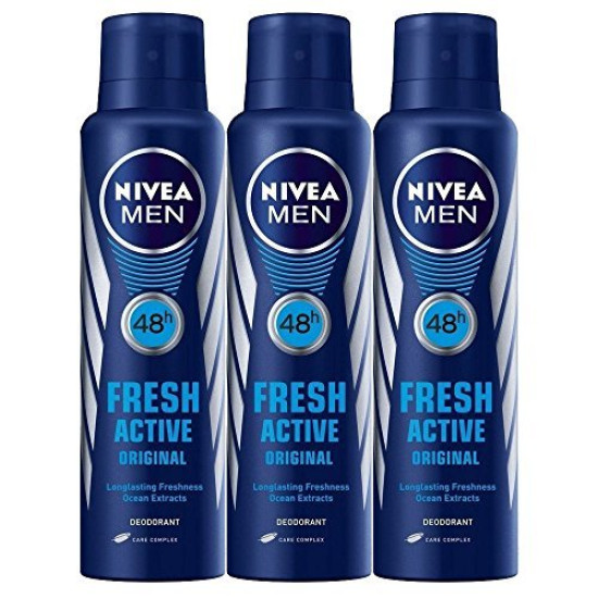 Nivea 48 Hour Fresh Active Deodorant for Men - Long-lasting Freshness