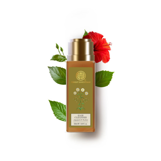 Forest Essentials Travel Size Hair Cleanser Japapatti & Brahmi - Deep Nourishing Natural Shampoo